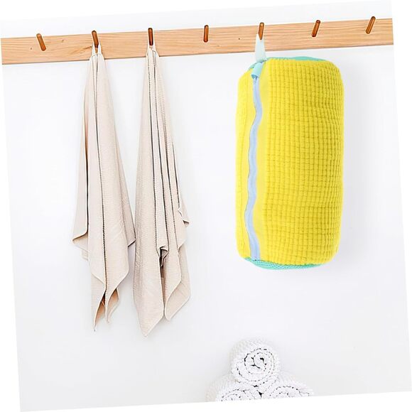 NWT ~ 2 Pack Large Thick Yellow Reusable Shoe Washing Bags for Washer & Dryer - Picture 6 of 9